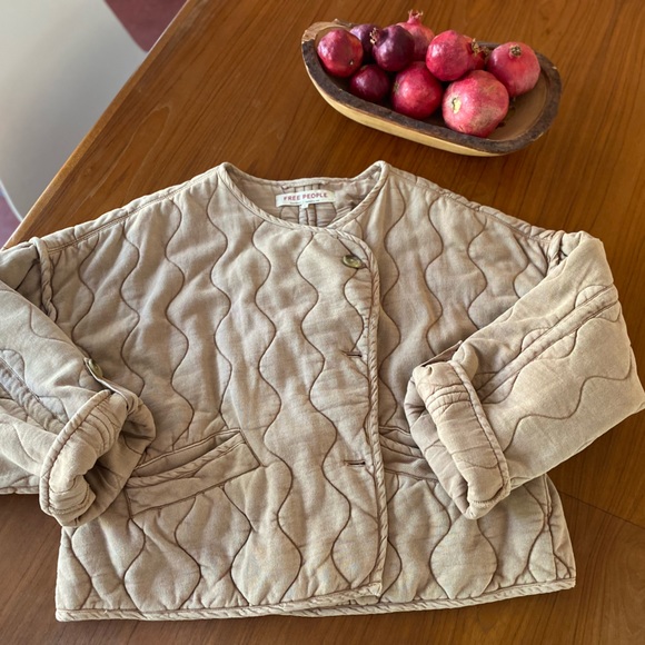 Free People New✨ Quilted bomber jacket - Picture 8 of 13